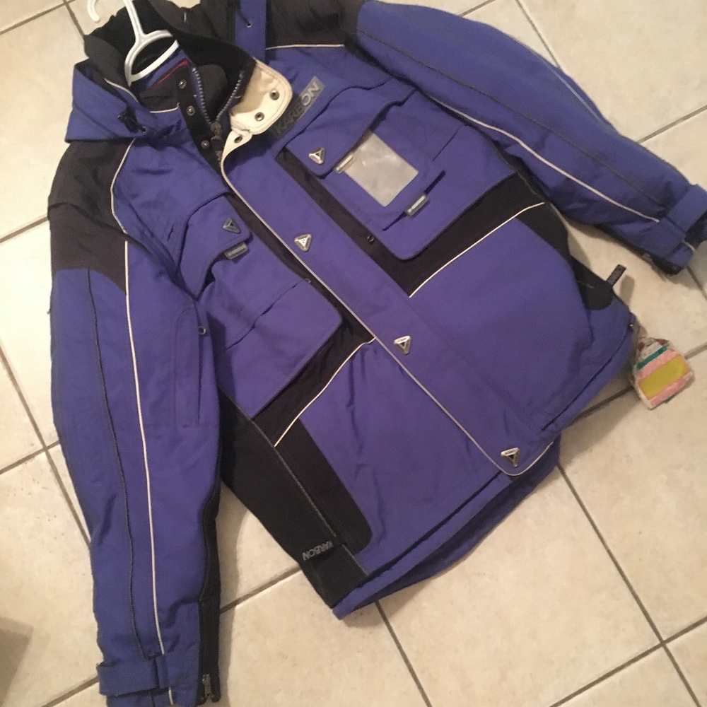 EUC Karbon men’s size L ski , snowboard jacket , performance bomber winter gear